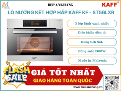 Lò nướng kết hợp hấp KAFF KF - ST56LXR - Made in Malaysia